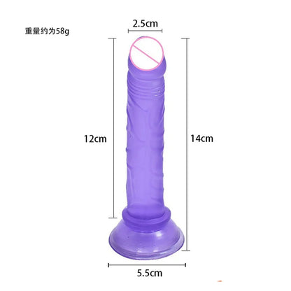 Strap-On Leather Harness with Realistic Dildo